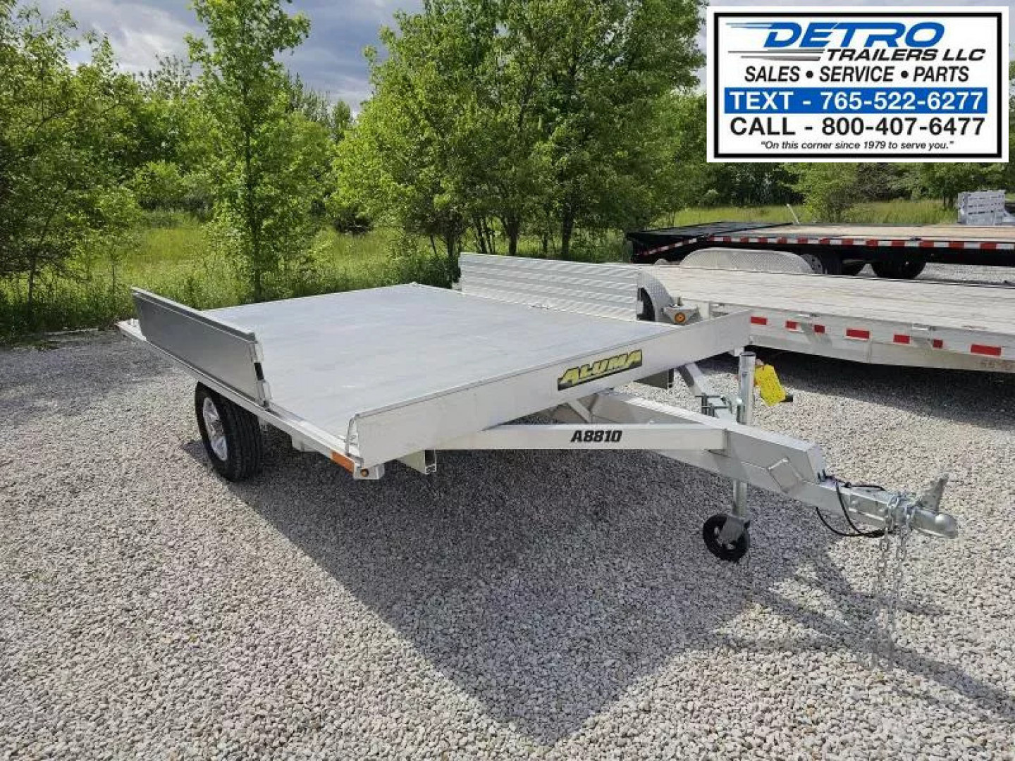 Used 2023 Aluma A8810 2.2K Torsion ATV/UTV Utility Trailer