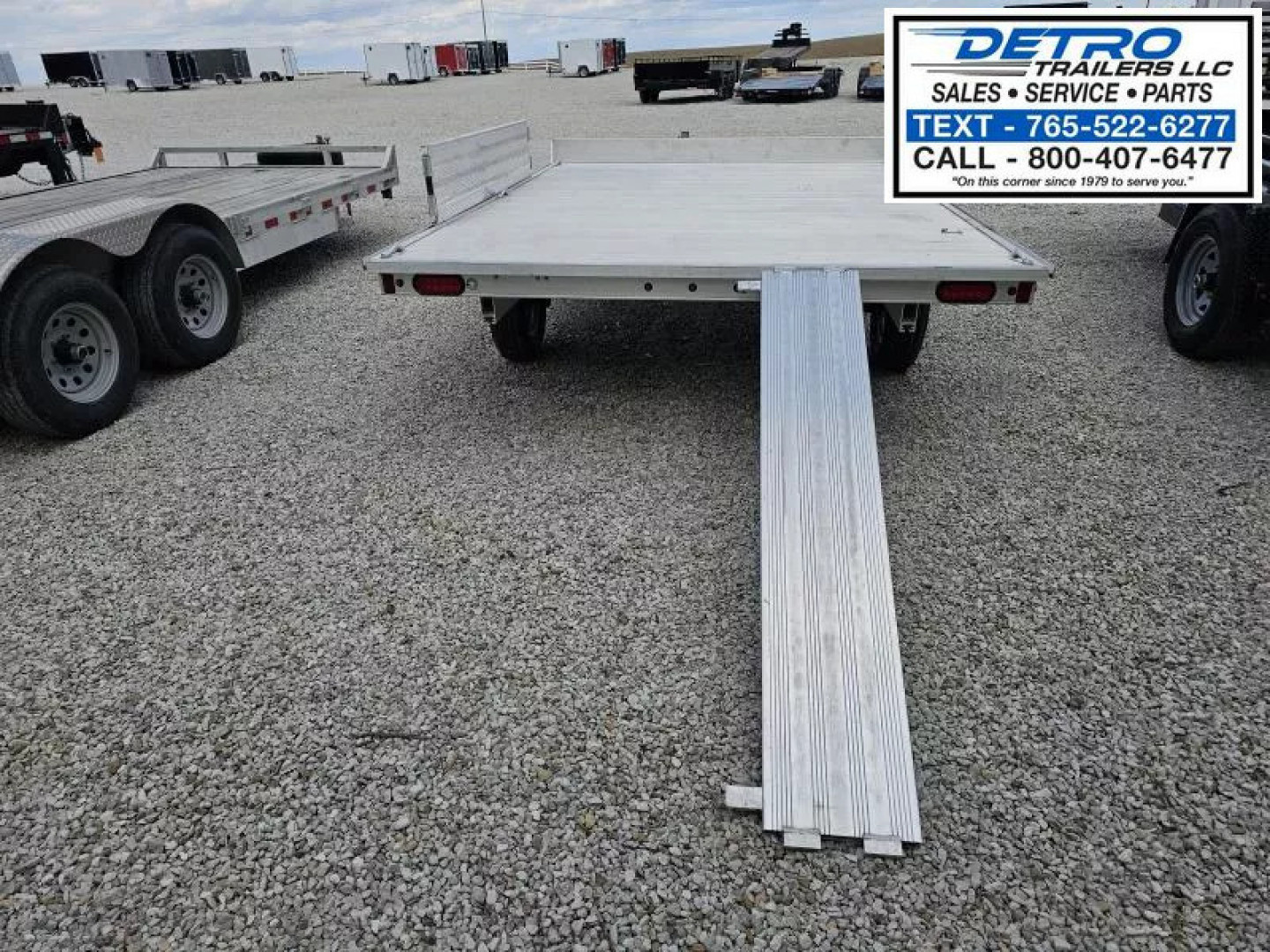 Used 2023 Aluma A8810 2.2K Torsion ATV/UTV Utility Trailer