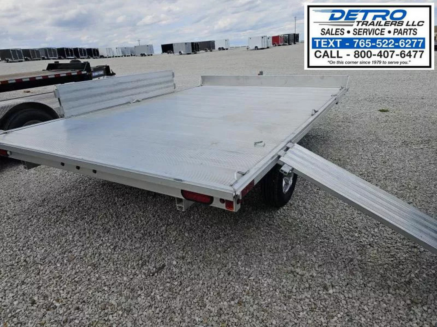 Used 2023 Aluma A8810 2.2K Torsion ATV/UTV Utility Trailer
