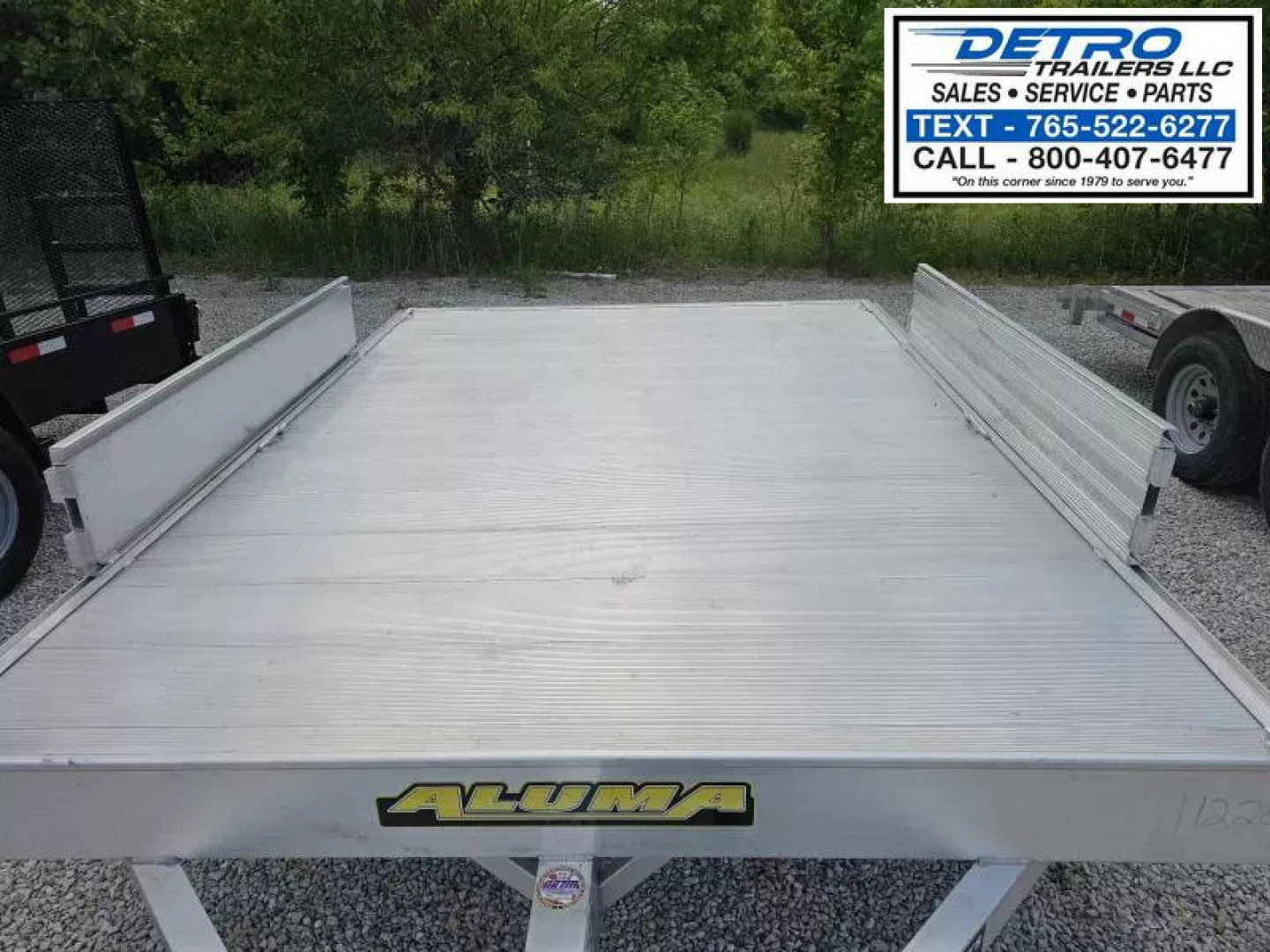 Used 2023 Aluma A8810 2.2K Torsion ATV/UTV Utility Trailer