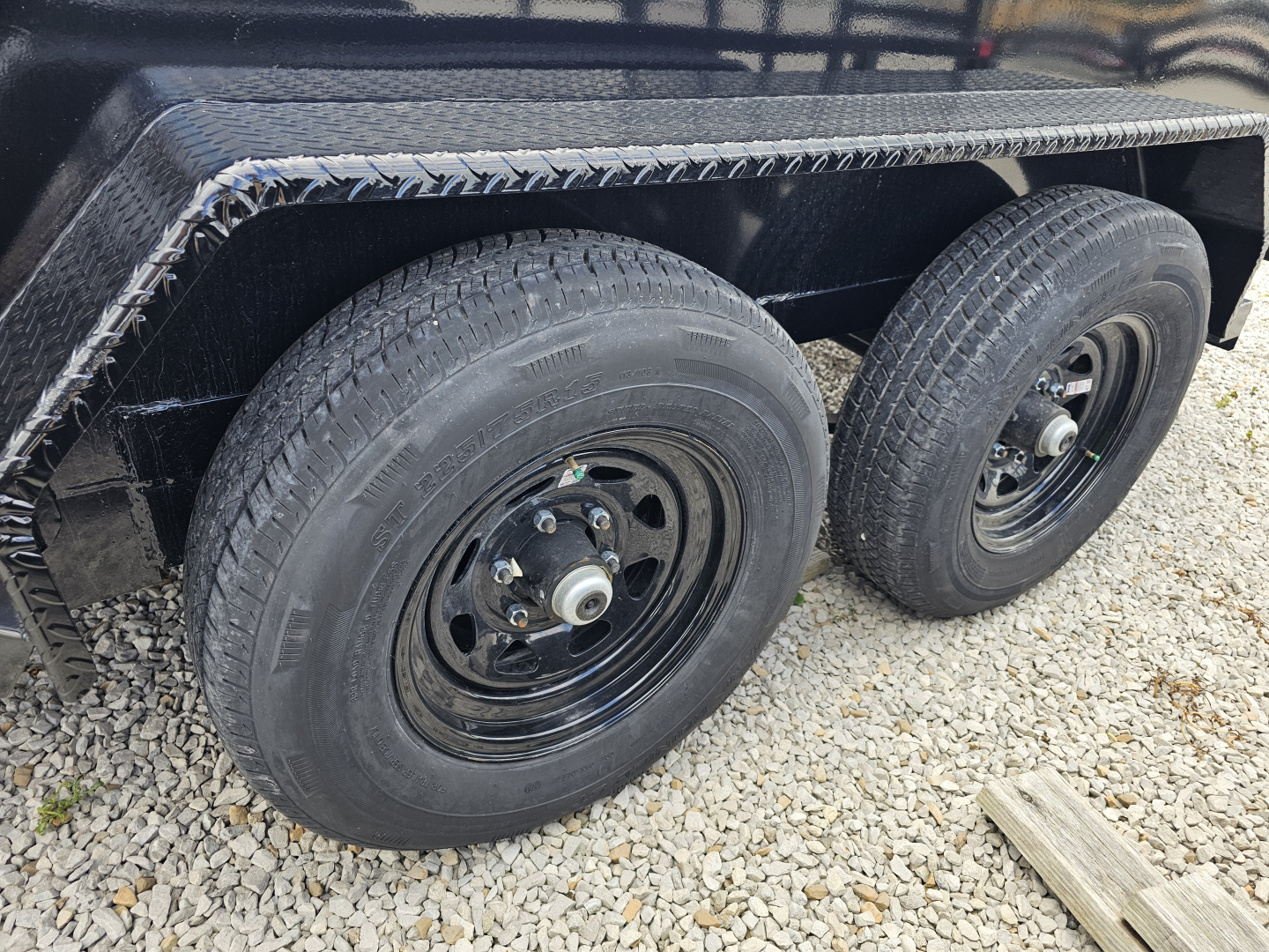 New 2025 Sure-Trac 7' x 16' 10K Steel High Side Utility Trailer