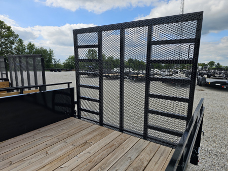 New 2025 Sure-Trac 7' x 16' 10K Steel High Side Utility Trailer