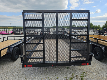New 2025 Sure-Trac 7' x 16' 10K Steel High Side Utility Trailer