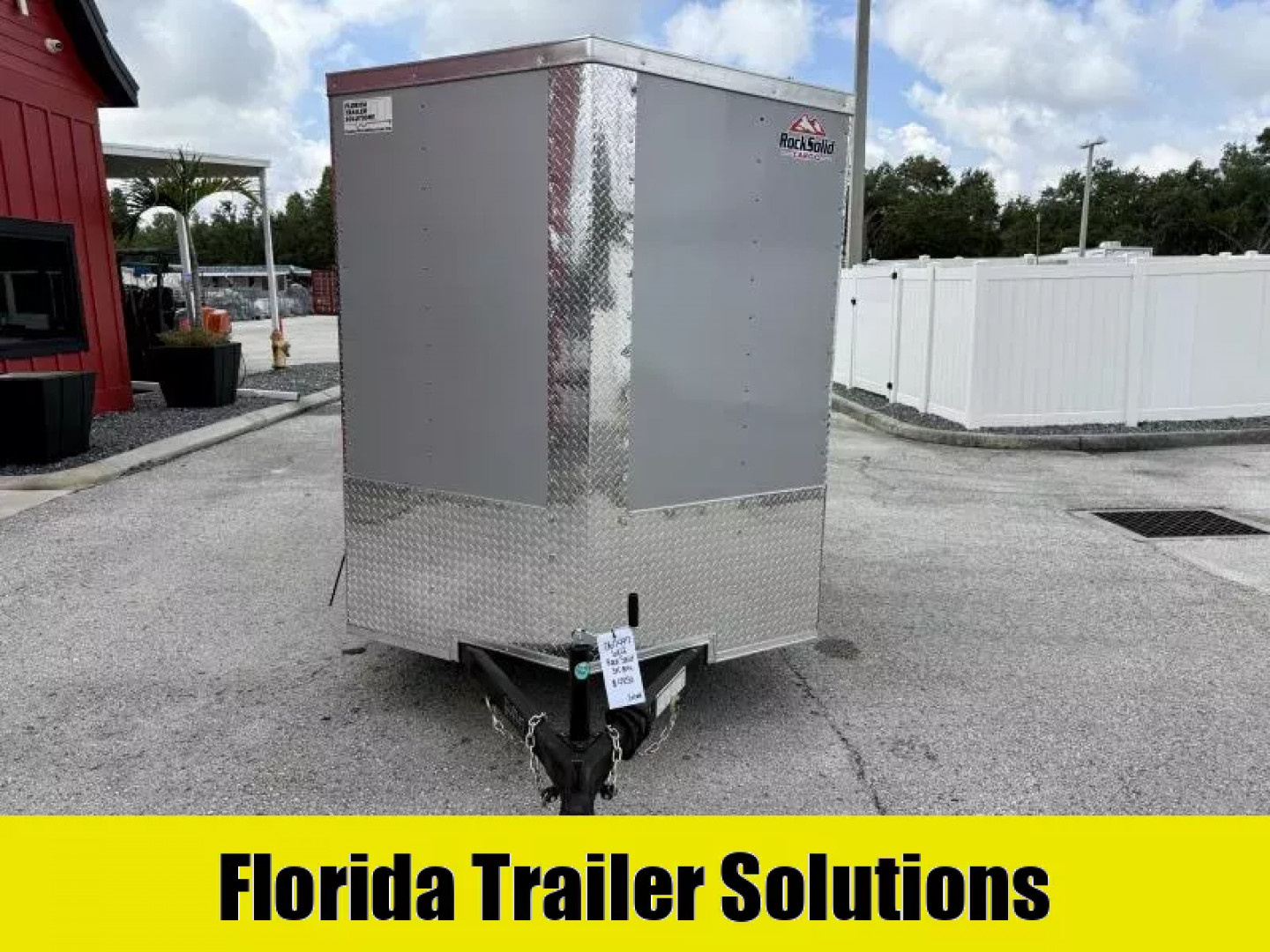 New 2026 Rock Solid Cargo 6x12 Ramp Door 3K Polycore Cargo / Enclosed Trailer