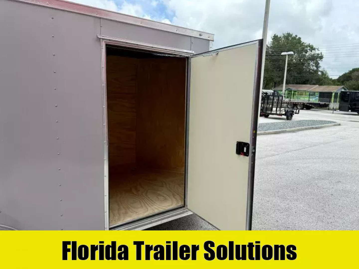 New 2026 Rock Solid Cargo 6x12 Ramp Door 3K Polycore Cargo / Enclosed Trailer