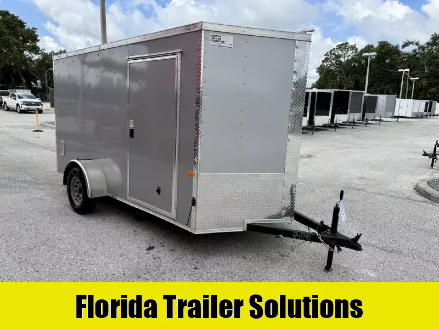 New 2026 Rock Solid Cargo 6x12 Ramp Door 3K Polycore Cargo / Enclosed Trailer