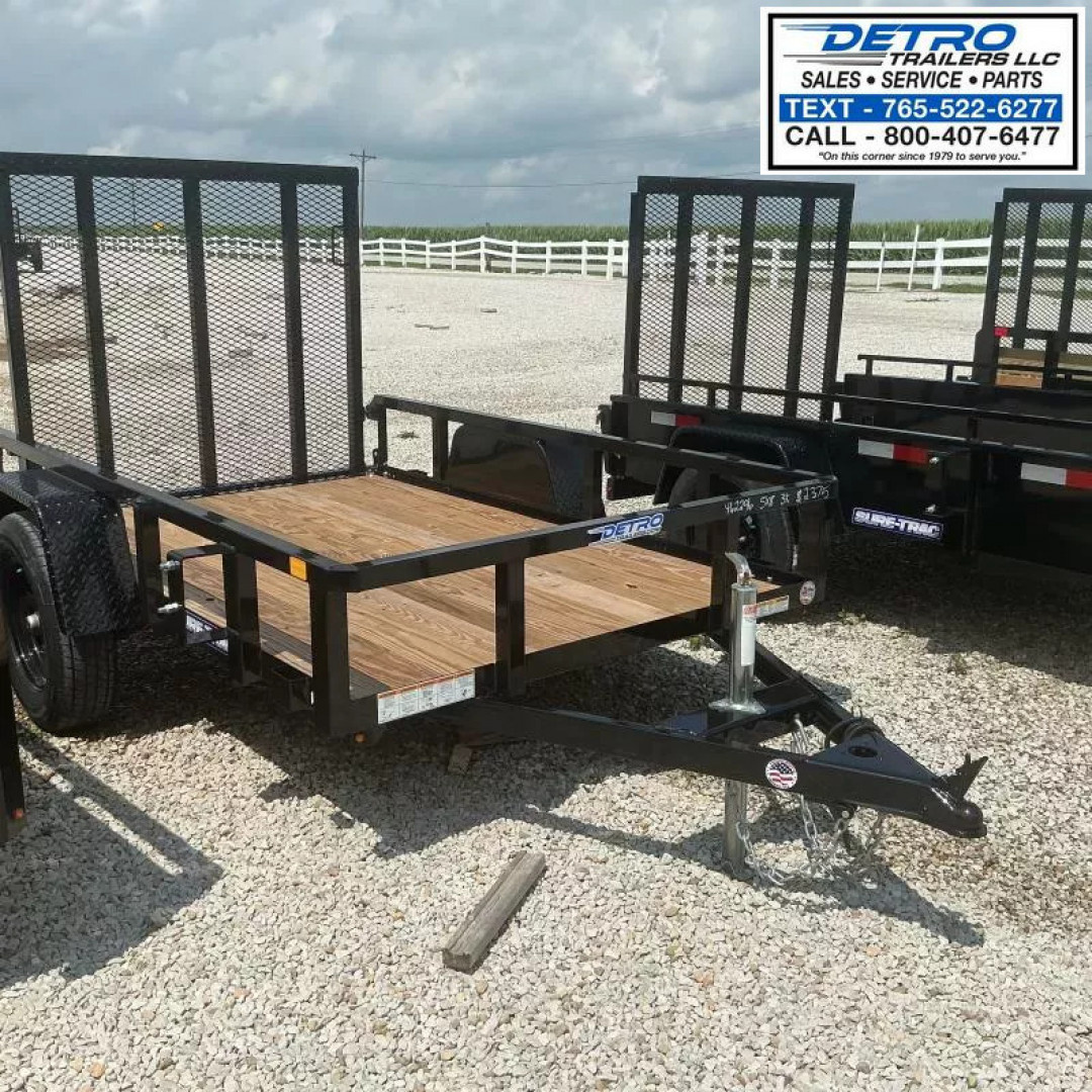 New 2025 Sure-Trac 5' x 8' 3K Idler Tube Top Utility Trailer