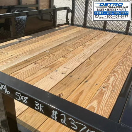 New 2025 Sure-Trac 5' x 8' 3K Idler Tube Top Utility Trailer