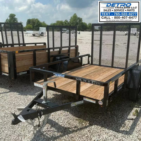 New 2025 Sure-Trac 5' x 8' 3K Idler Tube Top Utility Trailer