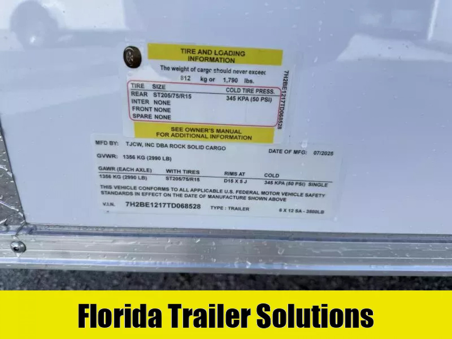New 2026 Rock Solid Cargo 6x12 Ramp  Cargo / Enclosed Trailer