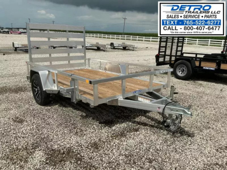 New 2025 Sure-Trac 6' x 10' 3K Idler Aluminum Tube Top Utility Trailer