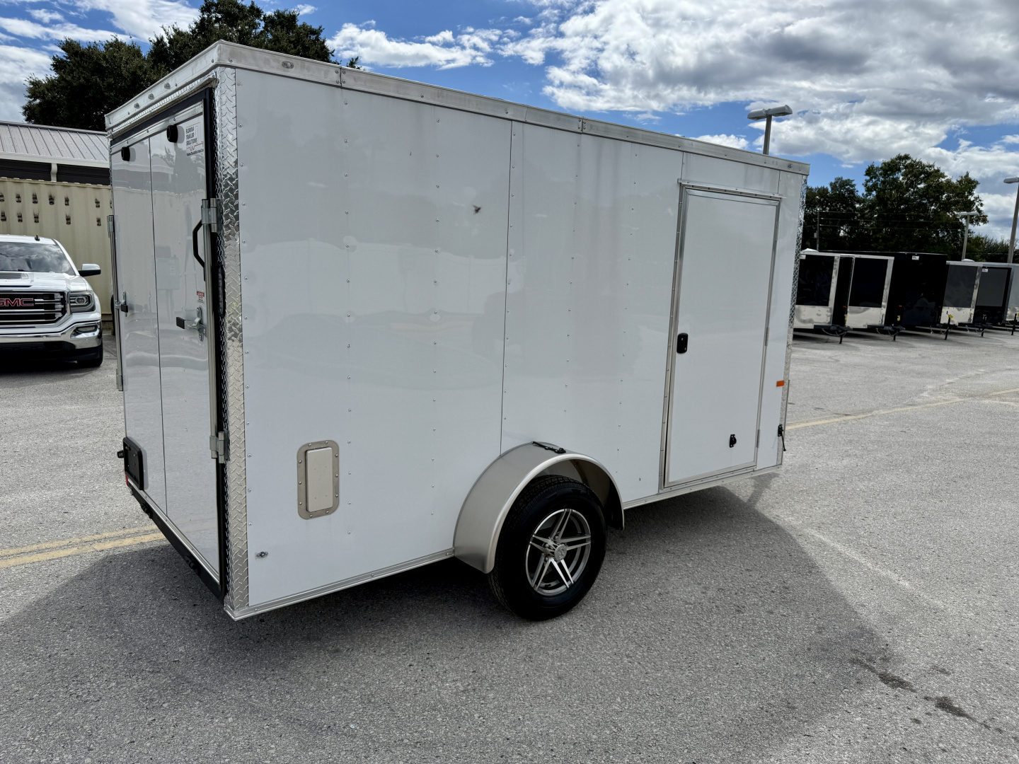 New 2026 Rock Solid Cargo 6x12 Ramp Door 3K Composite Cargo / Enclosed Trailer