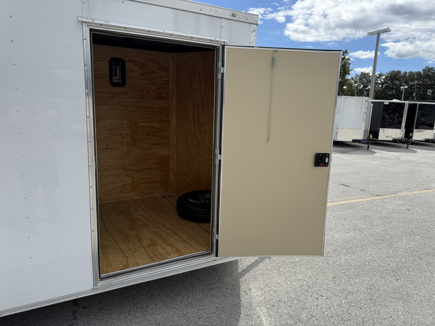 New 2026 Rock Solid Cargo 6x12 Ramp Door 3K Composite Cargo / Enclosed Trailer