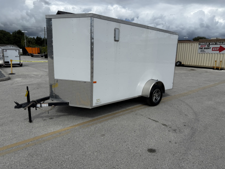 New 2026 Rock Solid Cargo 6x12 Ramp Door 3K Composite Cargo / Enclosed Trailer