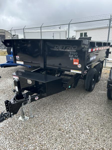 New 2025 Sure-Trac 6' x 10' 10K Single Ram SD Deckover Dump Trailer