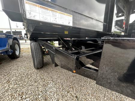 New 2025 Sure-Trac 6' x 10' 10K Single Ram SD Deckover Dump Trailer