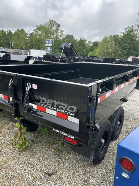 New 2025 Sure-Trac 6' x 10' 10K Single Ram SD Deckover Dump Trailer