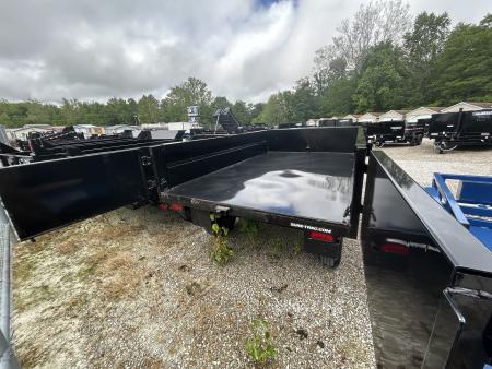 New 2025 Sure-Trac 6' x 10' 10K Single Ram SD Deckover Dump Trailer