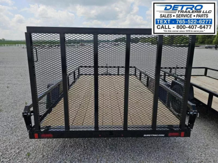 New 2025 Sure-Trac 7' x 12' 5K Tube Top Utility Trailer w/ Brakes