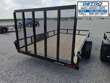 New 2025 Sure-Trac 7' x 12' 5K Tube Top Utility Trailer w/ Brakes