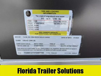 New 2026 Rock Solid Cargo 6x12  Cargo / Enclosed Trailer