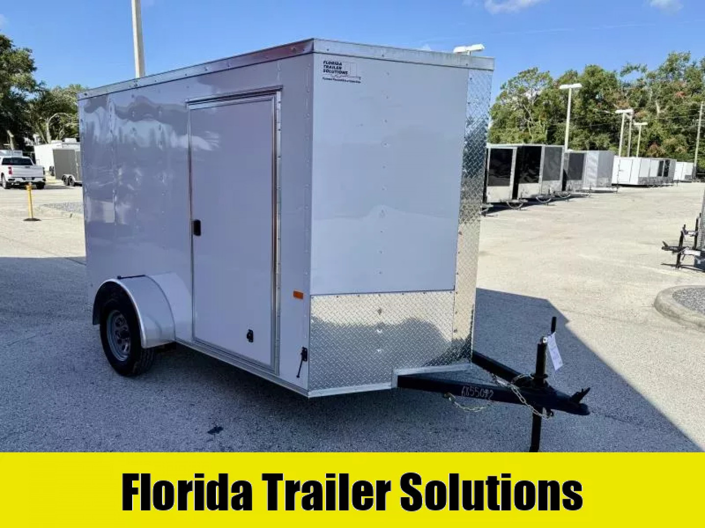 New 2026 Rock Solid Cargo 6x10 Ramp Door 3K Composite Cargo / Enclosed Trailer