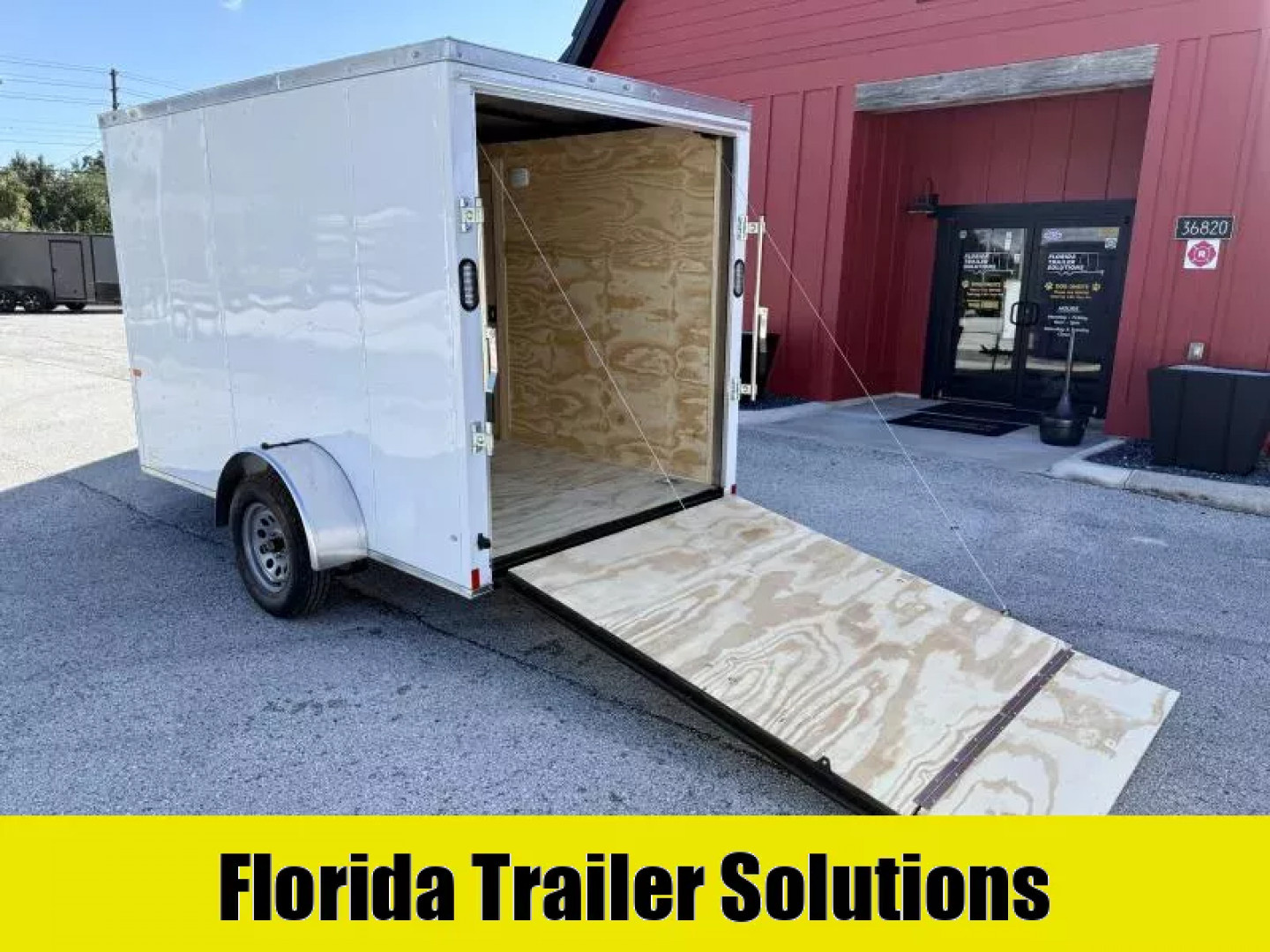 New 2026 Rock Solid Cargo 6x10 Ramp Door 3K Composite Cargo / Enclosed Trailer