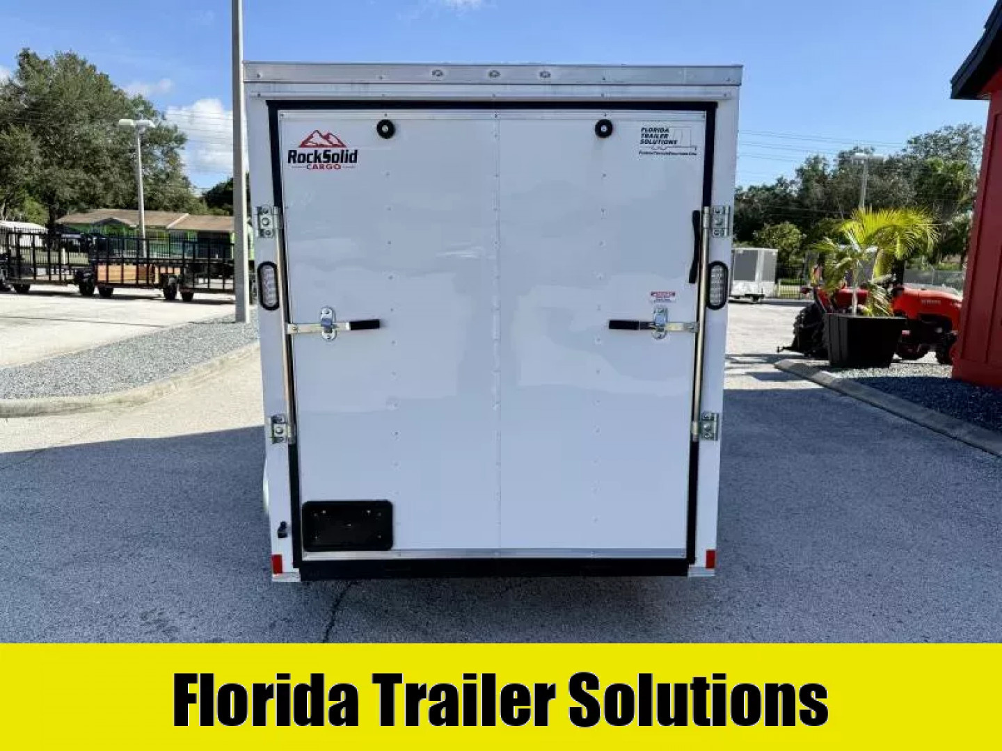 New 2026 Rock Solid Cargo 6x10 Ramp Door 3K Composite Cargo / Enclosed Trailer