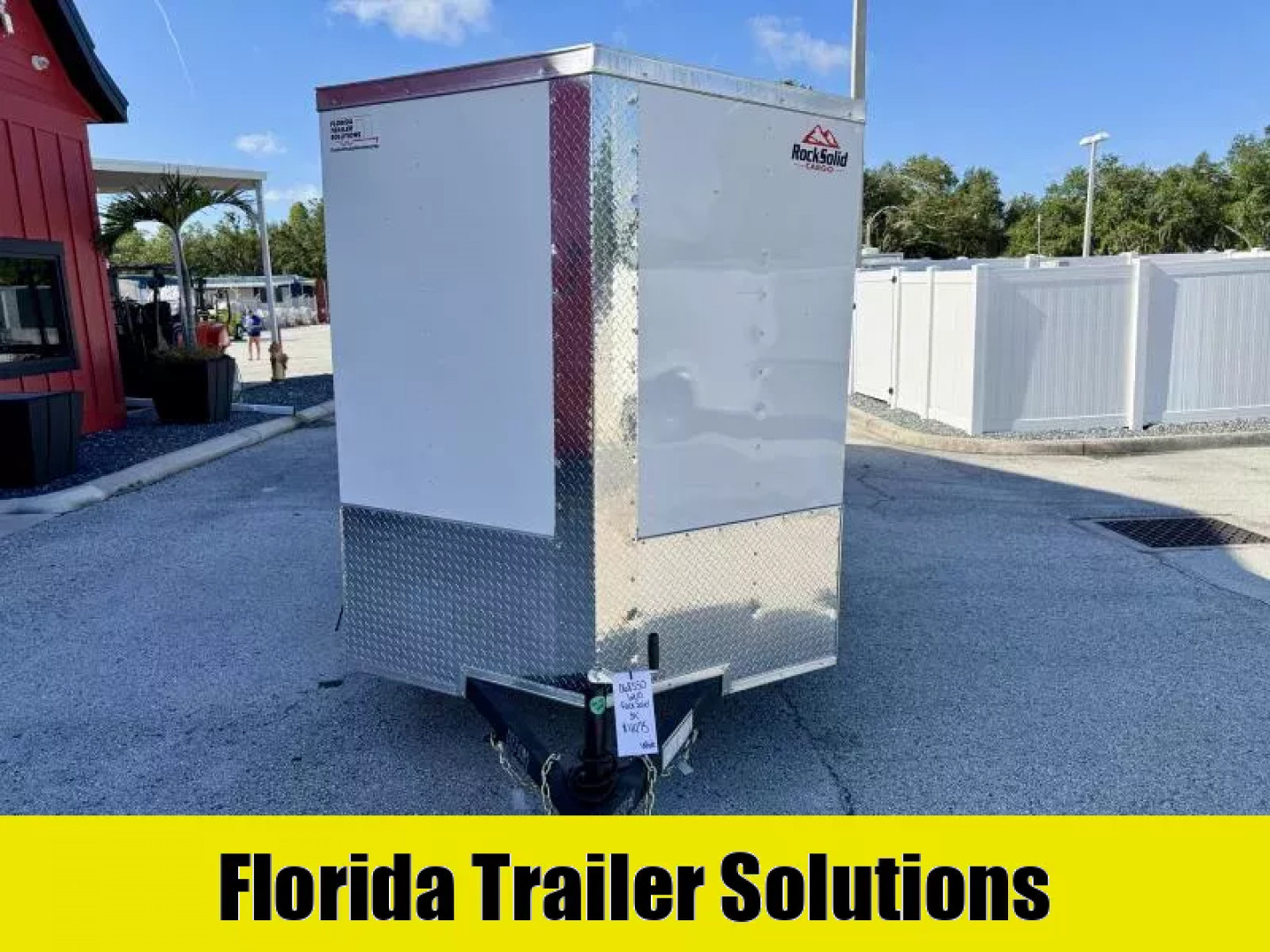 New 2026 Rock Solid Cargo 6x10 Ramp Door 3K Composite Cargo / Enclosed Trailer