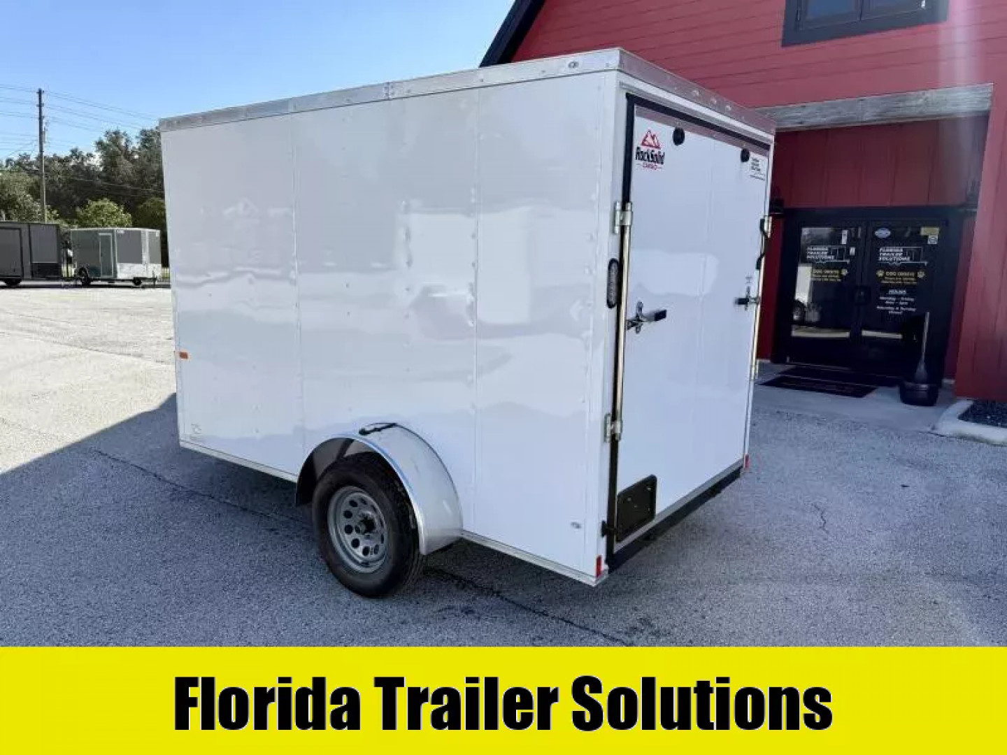 New 2026 Rock Solid Cargo 6x10 Ramp Door 3K Composite Cargo / Enclosed Trailer