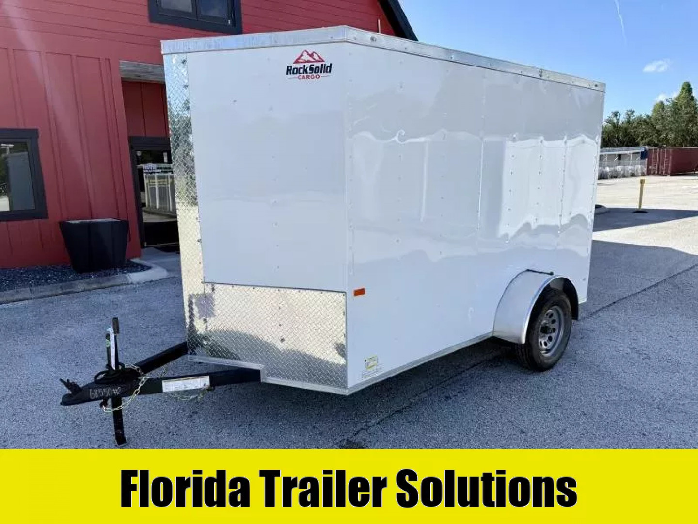 New 2026 Rock Solid Cargo 6x10 Ramp Door 3K Composite Cargo / Enclosed Trailer