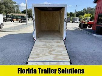 New 2026 Rock Solid Cargo 6x10 Ramp Door 3K Composite Cargo / Enclosed Trailer