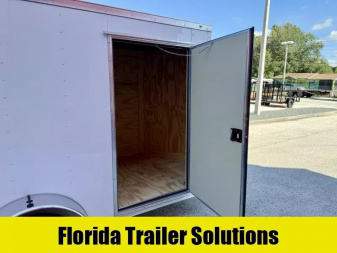 New 2026 Rock Solid Cargo 6x10 Ramp Door 3K Composite Cargo / Enclosed Trailer
