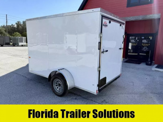 New 2026 Rock Solid Cargo 6x10 Ramp Door 3K Composite Cargo / Enclosed Trailer