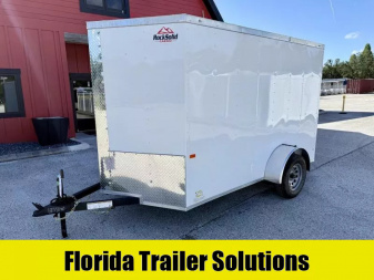 New 2026 Rock Solid Cargo 6x10 Ramp Door 3K Composite Cargo / Enclosed Trailer