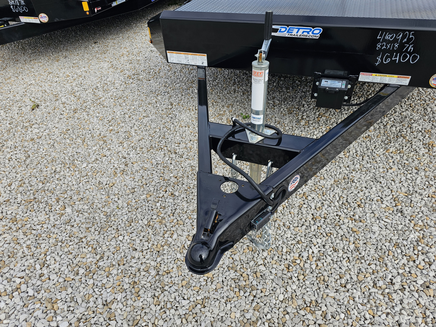 New 2025 Sure-Trac 7' x 18' (14+4) 7K Steel Deck Car Hauler Trailer