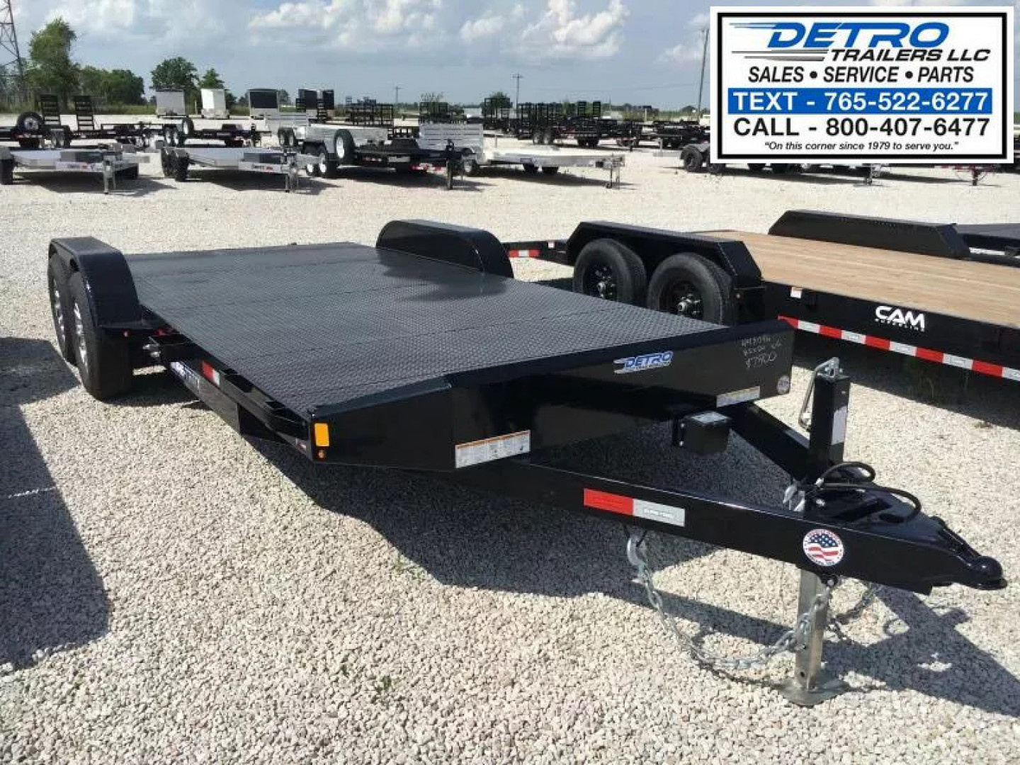 New 2025 Sure-Trac 82" x 20' (16+4) 10K Steel Deck Car Hauler Trailer
