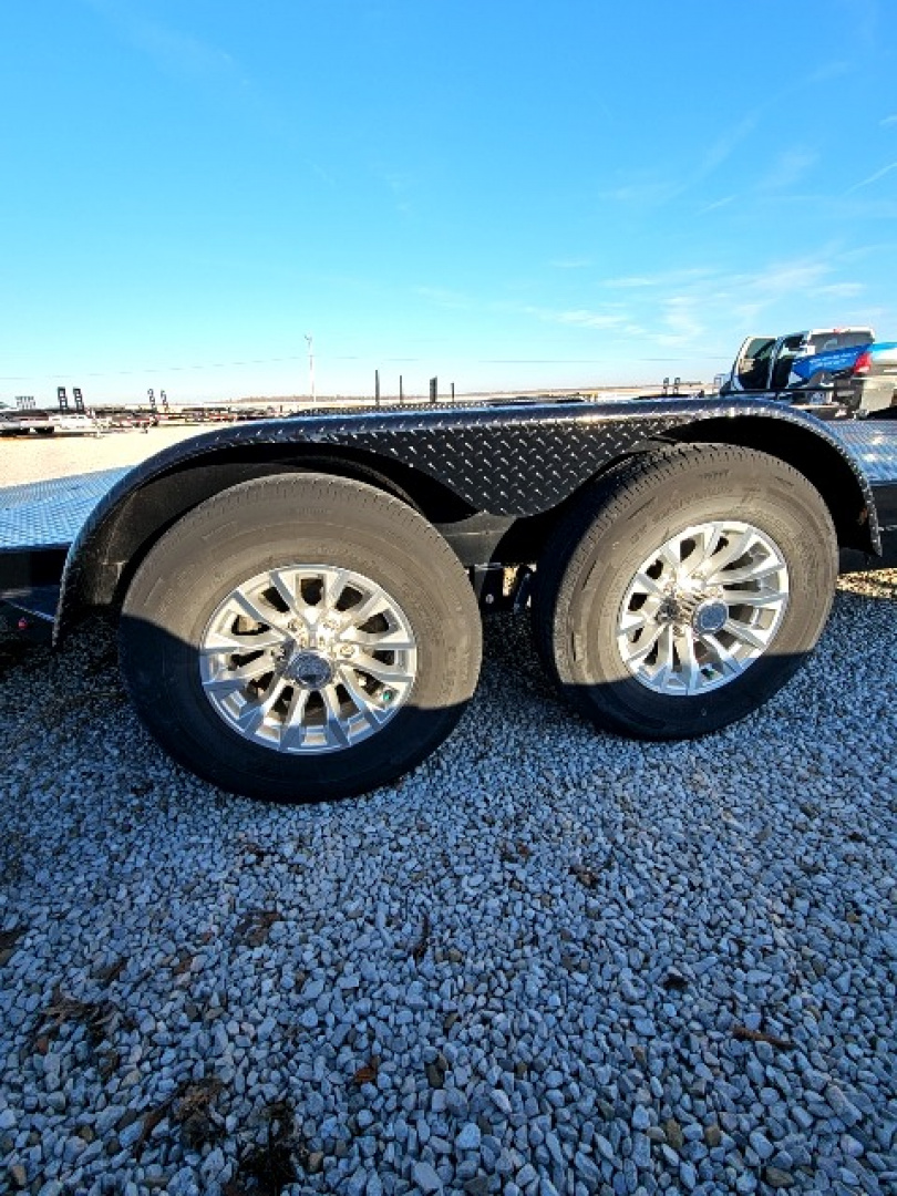 New 2025 Sure-Trac 82" x 20' (16+4) 10K Steel Deck Car Hauler Trailer