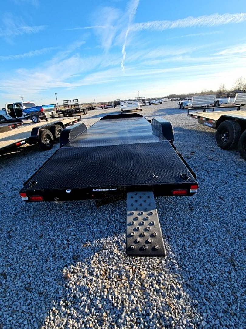 New 2025 Sure-Trac 82" x 20' (16+4) 10K Steel Deck Car Hauler Trailer