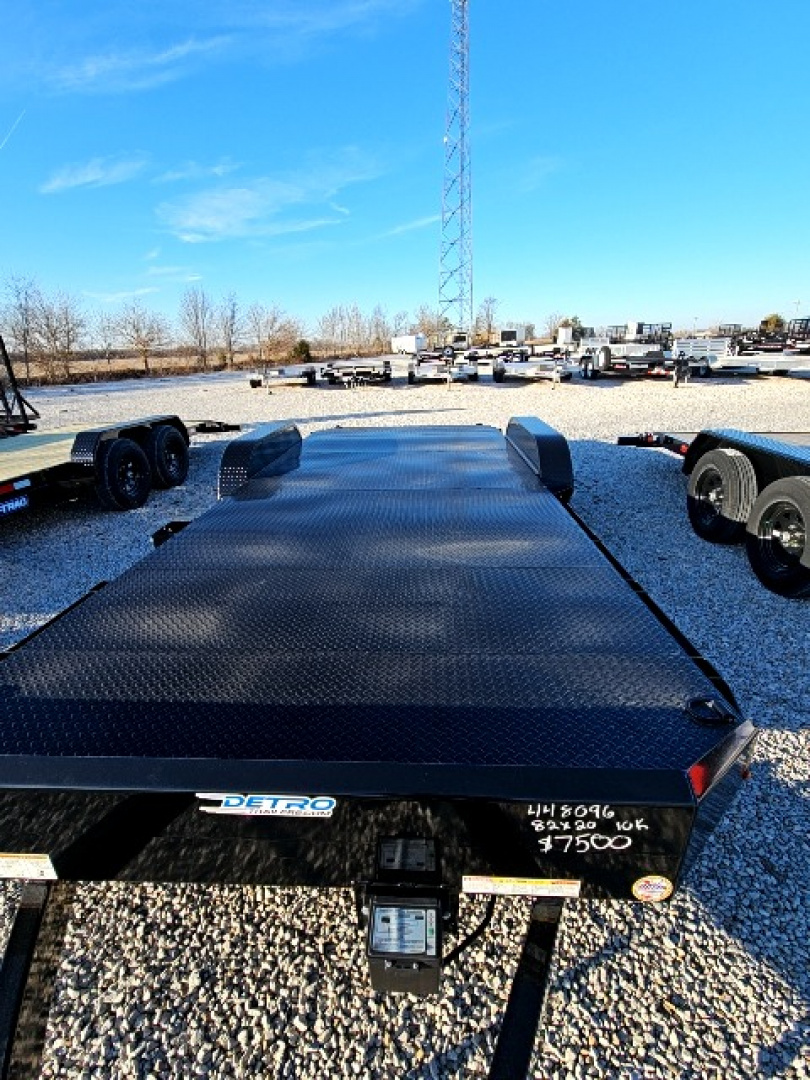 New 2025 Sure-Trac 82" x 20' (16+4) 10K Steel Deck Car Hauler Trailer