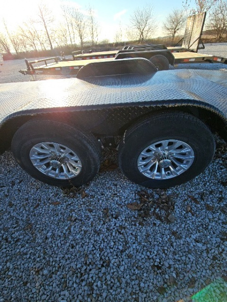 New 2025 Sure-Trac 82" x 20' (16+4) 10K Steel Deck Car Hauler Trailer