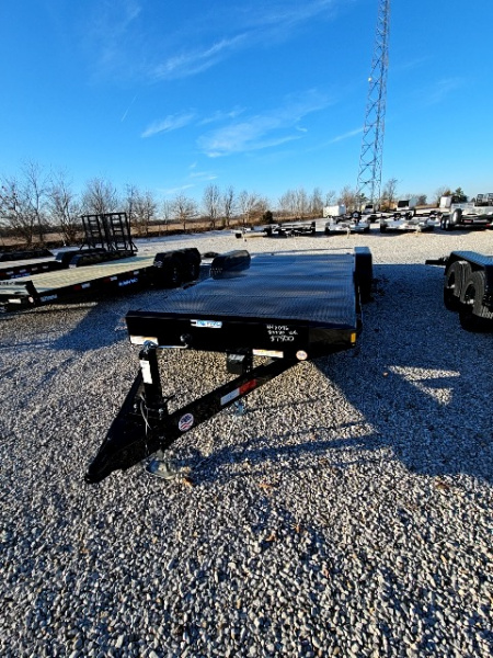 New 2025 Sure-Trac 82" x 20' (16+4) 10K Steel Deck Car Hauler Trailer