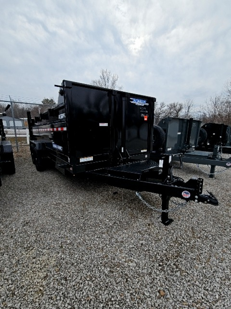 New 2025 Sure-Trac 82" x 16' 14K Telescopic HD Low Profile Dump Trailer w/ 3 Ft. Sides
