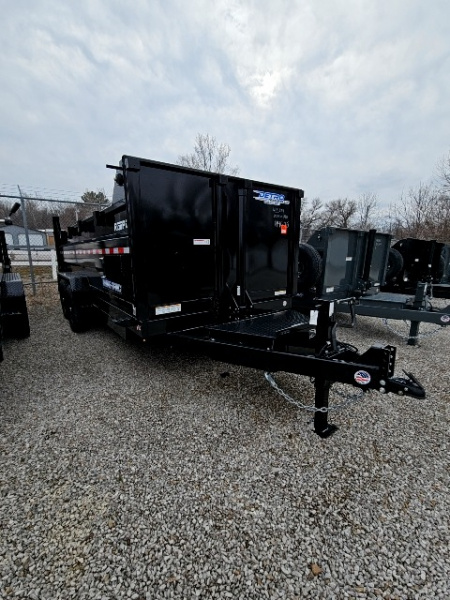 New 2025 Sure-Trac 82" x 16' 14K Telescopic HD Low Profile Dump Trailer w/ 3 Ft. Sides