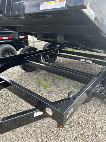 New 2025 Sure-Trac 6' x 10' 10K Telescopic SD Low Profile Dump Trailer