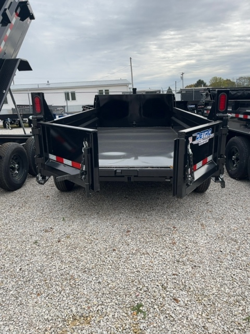 New 2025 Sure-Trac 6 x 12  10K Telescopic SD Low Profile Dump Trailer