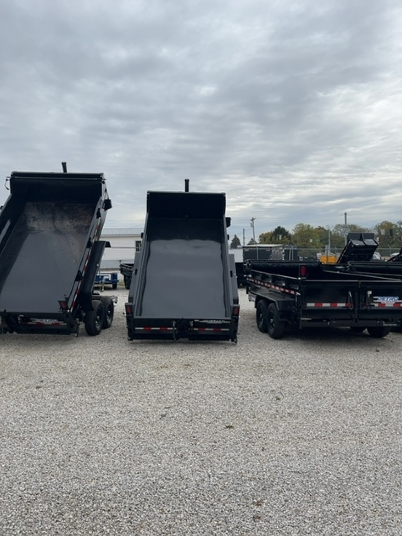 New 2025 Sure-Trac 6 x 12  10K Telescopic SD Low Profile Dump Trailer