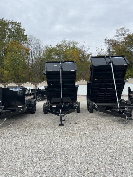 New 2025 Sure-Trac 6 x 12  10K Telescopic SD Low Profile Dump Trailer