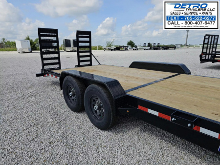 New 2025 Sure-Trac 82" x 24' (22+2) 14K Equipment Trailer