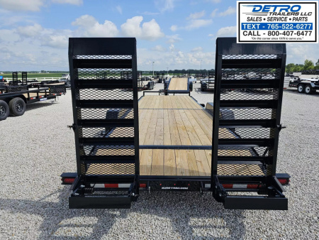 New 2025 Sure-Trac 82" x 24' (22+2) 14K Equipment Trailer